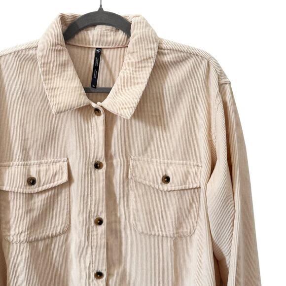 Kuhl Tallula Cord Button Up Shirt in "Sea Salt" Cream Style 8244 Size XL - Picture 6 of 14